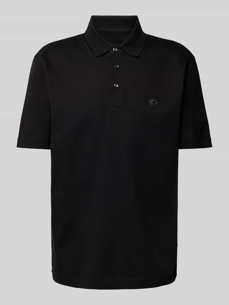 Boss Slim fit poloshirt met labelpatch model 'Parris'