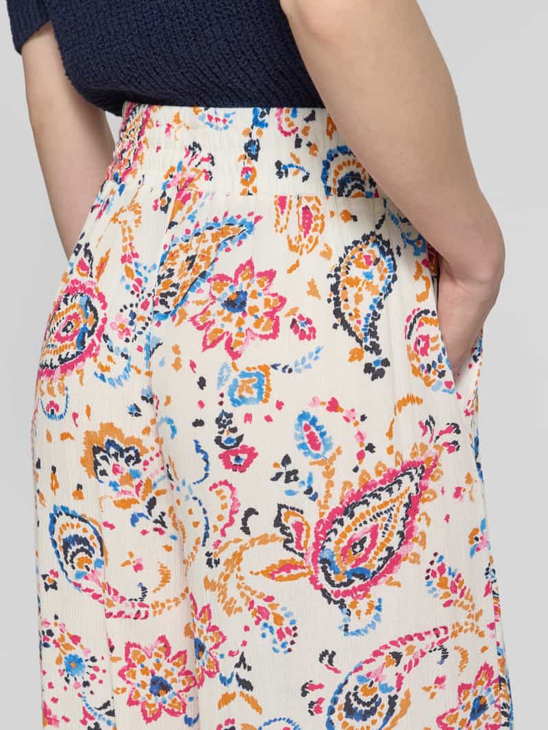 Vero Moda Wijde broek van zuivere viscose model 'MENNY'