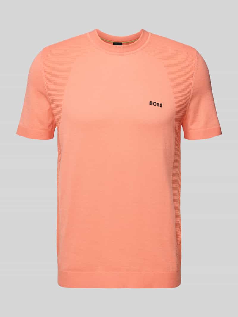 BOSS Green T-shirt met labelprint