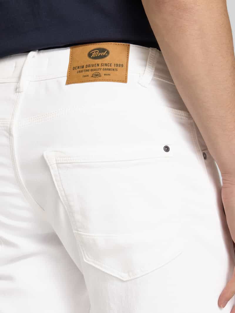 Petrol Korte slim fit jeans in 5-pocketmodel model 'JACKSON'