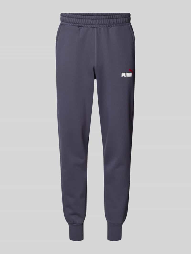 PUMA PERFORMANCE Regular fit sweatpants met labelprint