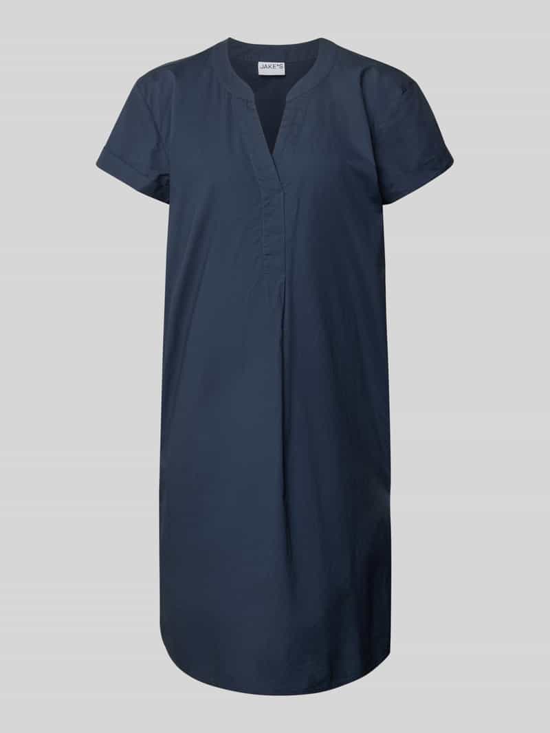 Jake*s Casual Knielange jurk met V-hals