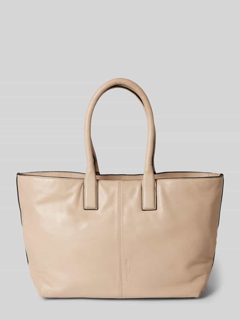 liebeskind berlin Leren shopper met label in reliëf model 'Chelsea'