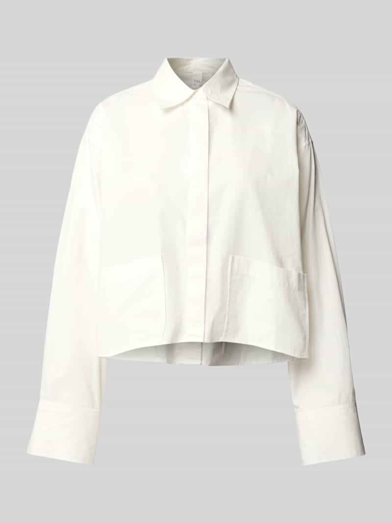 YAS Relaxed fit blouse met opgestikte zakken model 'LEE'