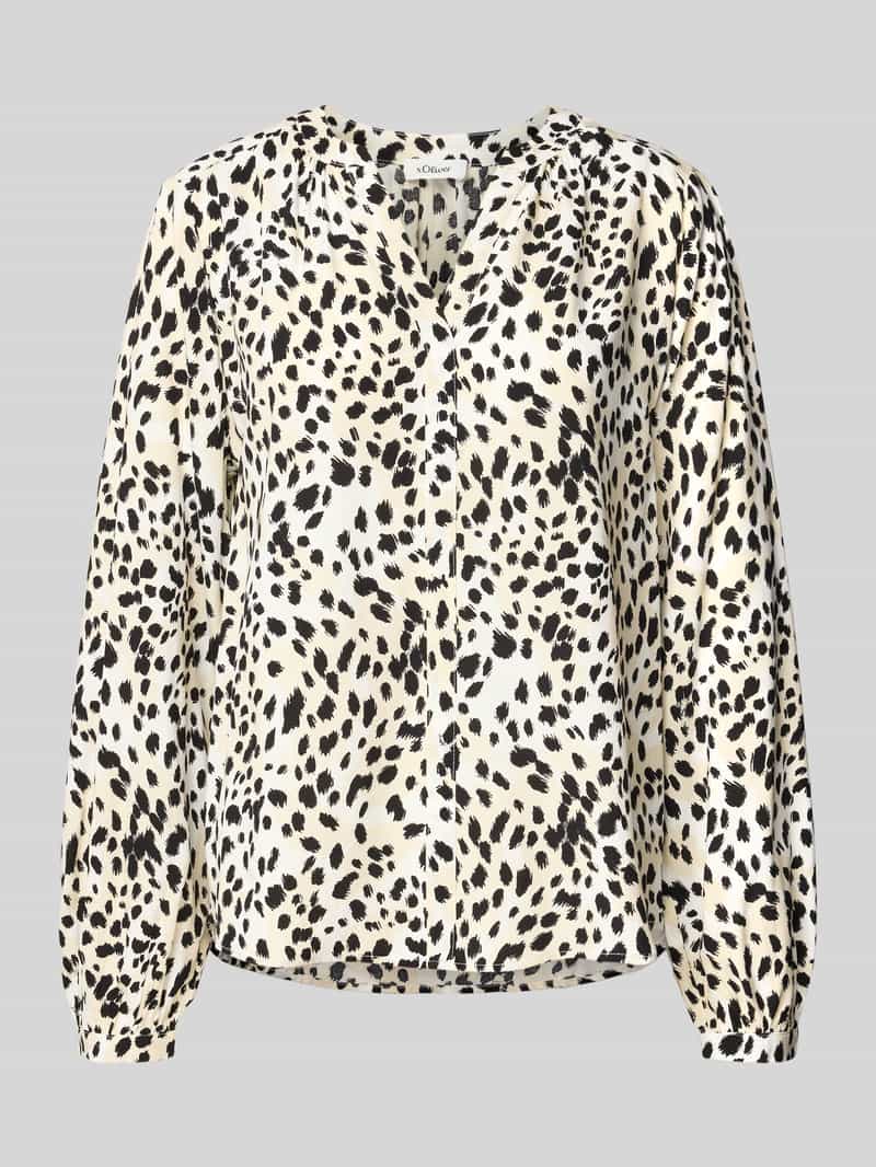 s.Oliver RED LABEL Regular fit blouse van pure viscose