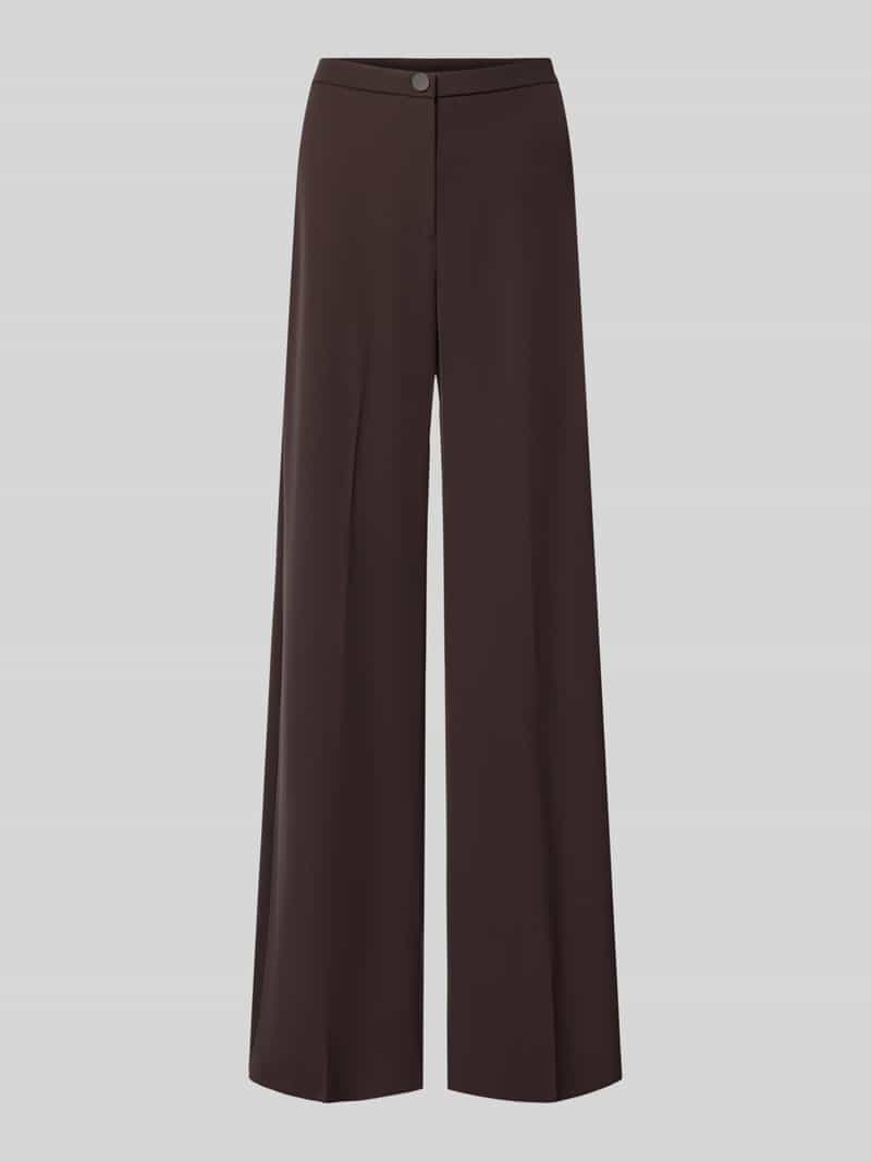 RINASCIMENTO wide leg stoffen broek met knoopsluiting