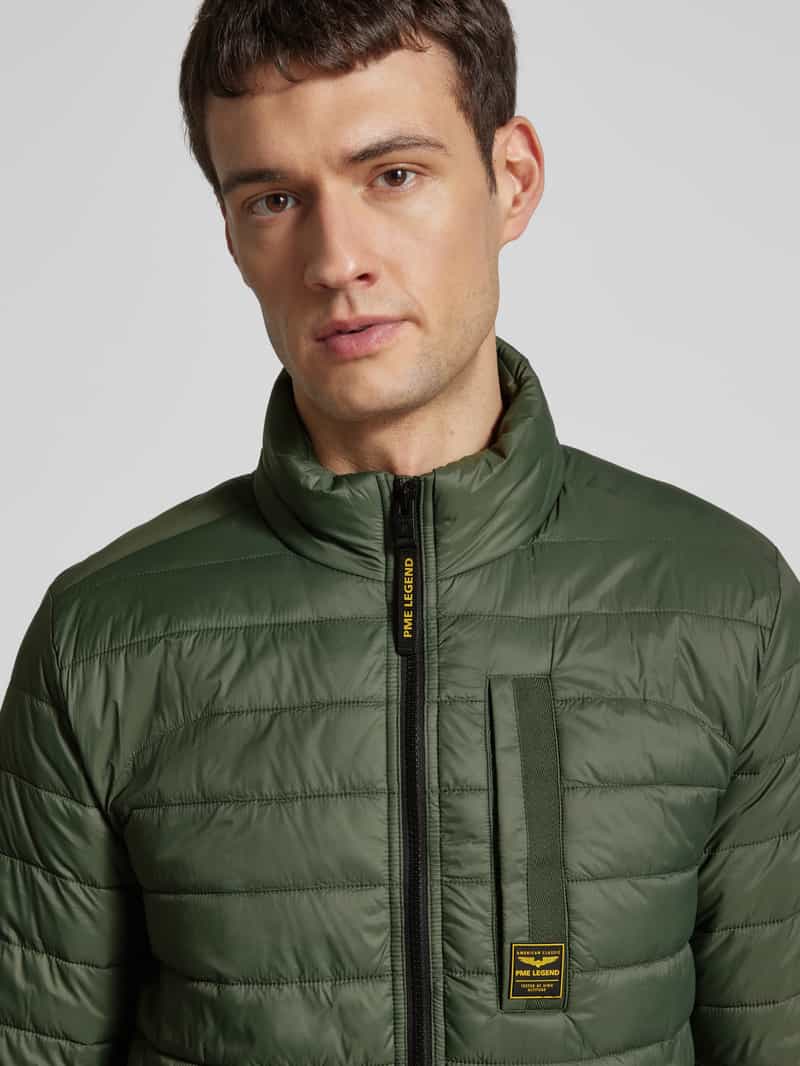 PME Legend Gewatteerd jack met labelbadge model 'MILES'
