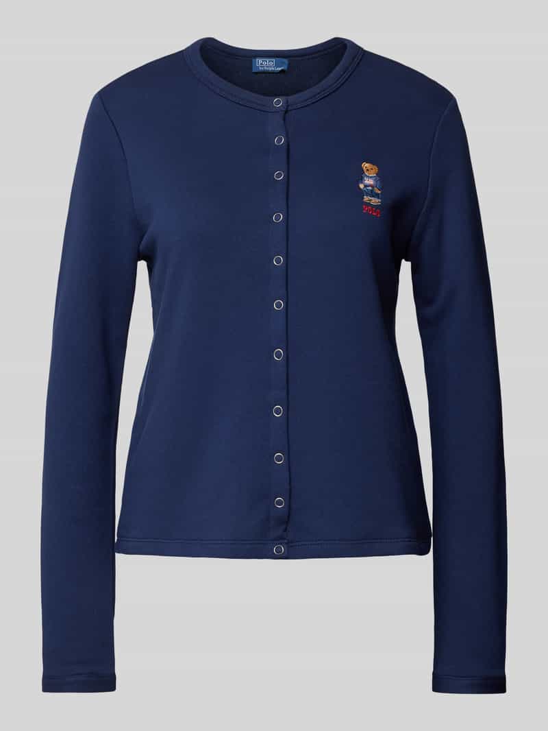 Polo Ralph Lauren Gebreide jacks met logostitching model 'TRY'