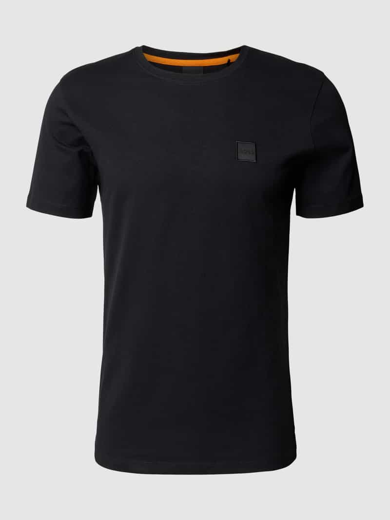 Boss Orange T-shirt met labelprint model 'Tales'