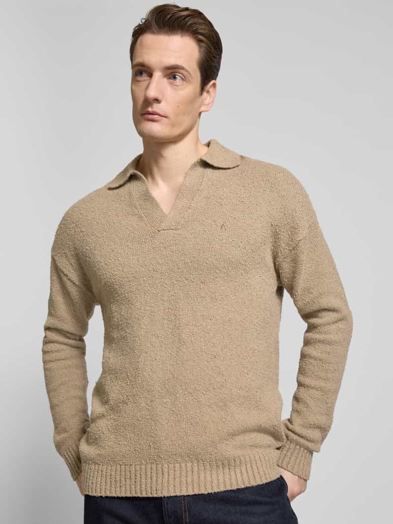 drykorn Gebreide pullover met ribboorden model 'RUSTINO'