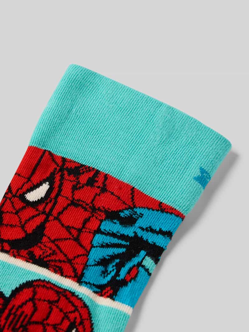 Happy Socks Regular fit sokken met logoprint model 'WEB-SLINGER'