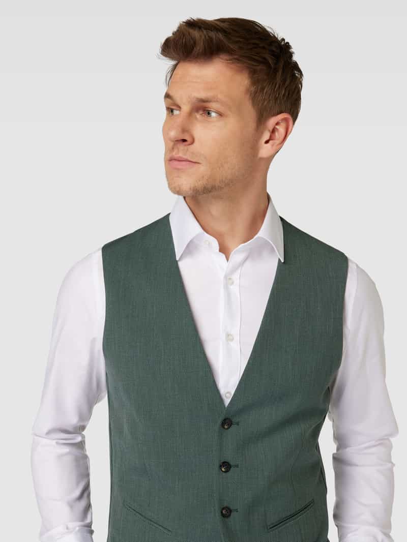 MCNEAL Slim fit gilet met all-over motief