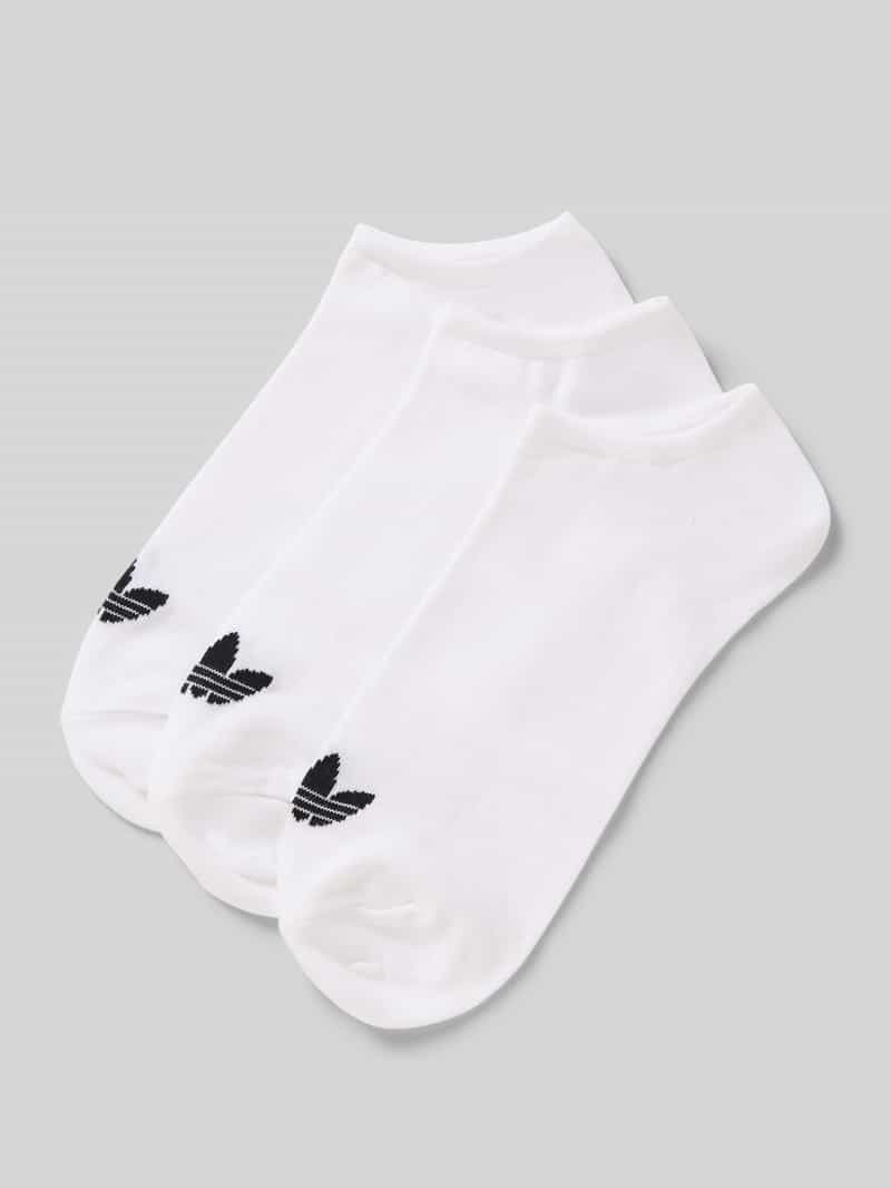 Sneakersokken met logoprint in een set van 3 paar