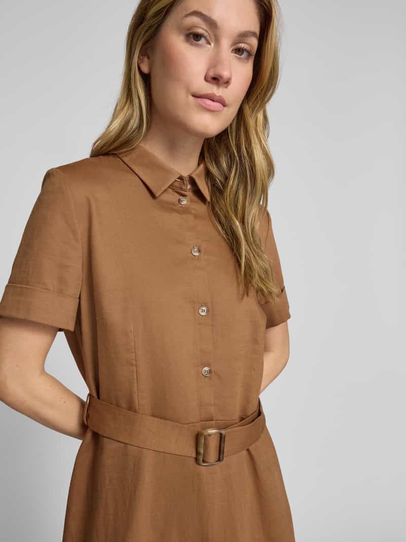 Jake*s Collection Midi-jurk met tailleriem