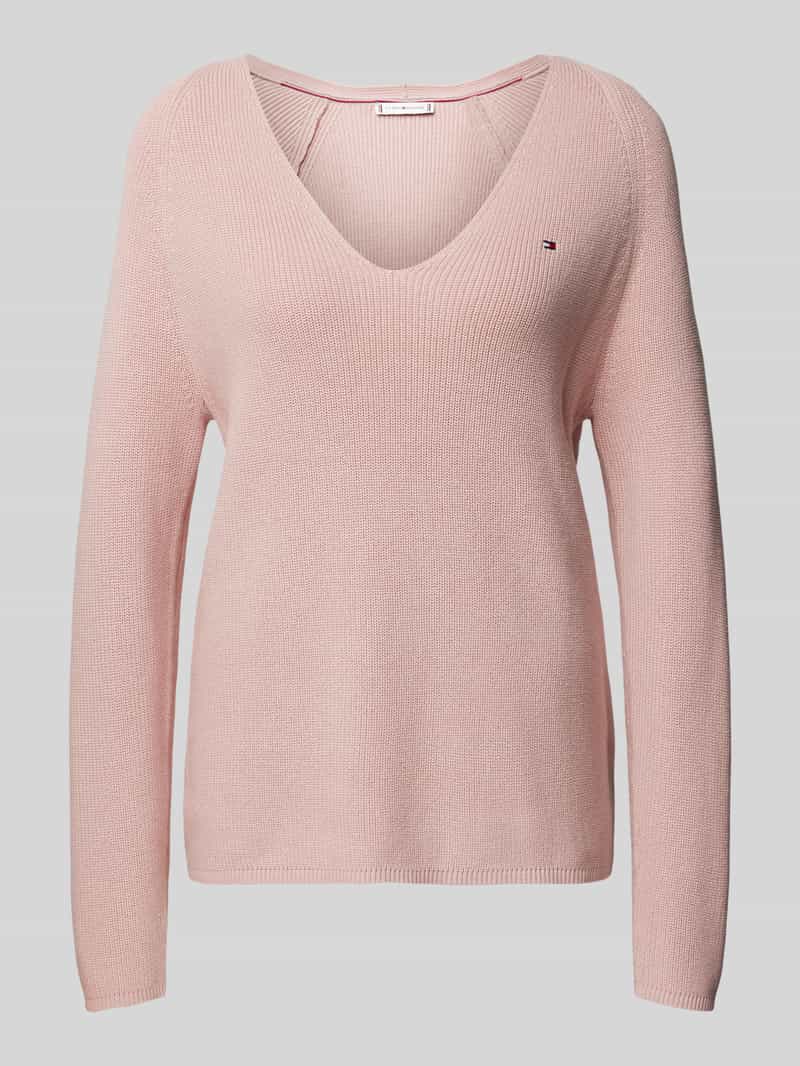 Tommy Hilfiger Gebreide pullover met logostitching