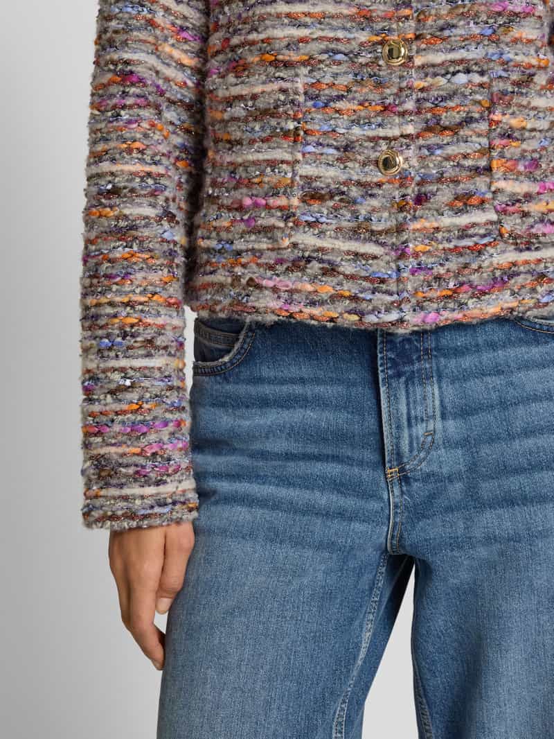 Rich & Royal Regular fit blazer met ronde hals