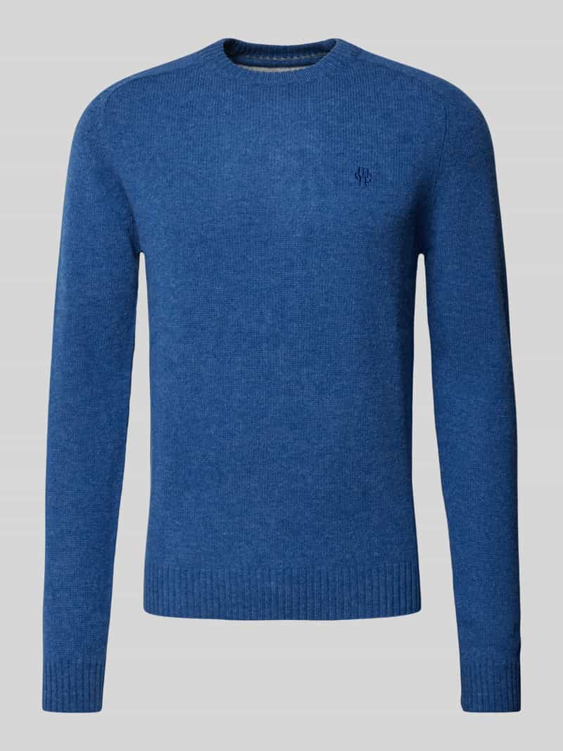 MCNEAL Wollen pullover met labelstitching