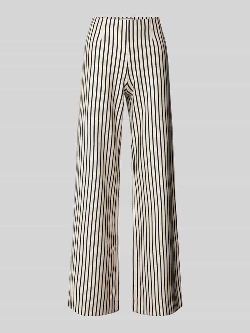 SEDUCTIVE Wide leg stoffen broek met elastische band model 'KIMBERLY'