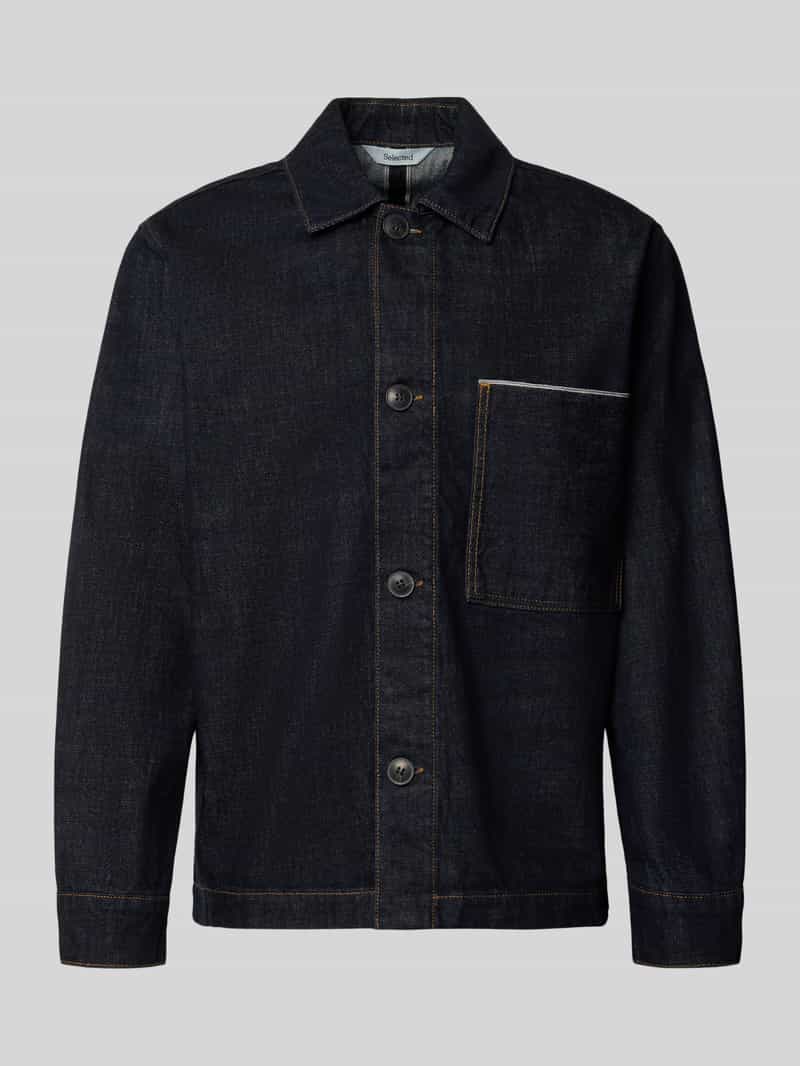 Regular fit vrijetijdsoverhemd van pure katoen model 'JOE SELVEDGE'