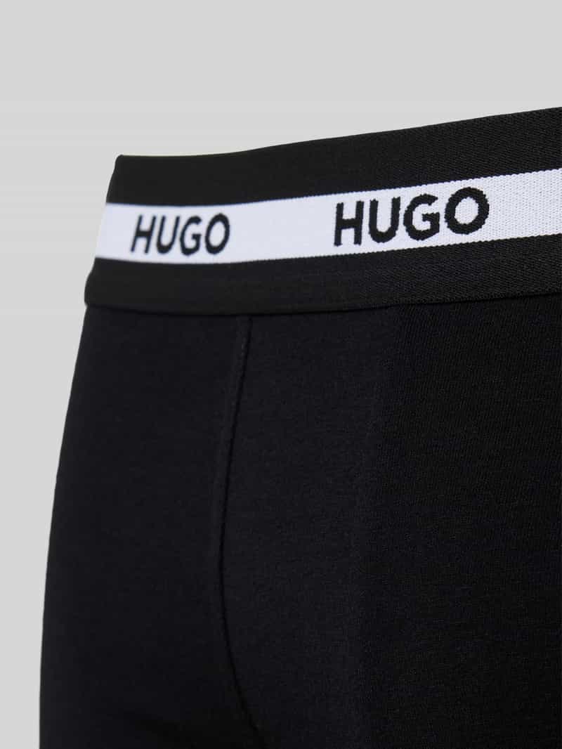 HUGO Regular fit boxershort van katoenmix in een set van 3 stuks
