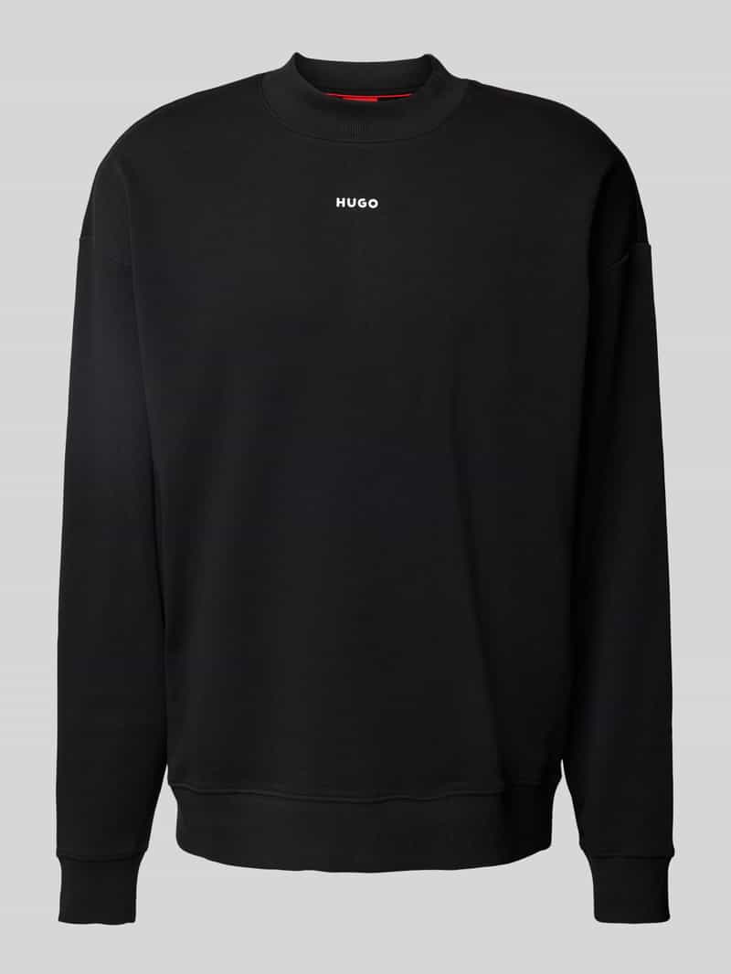 HUGO Oversized sweatshirt met labelprint model 'Dapocrew'