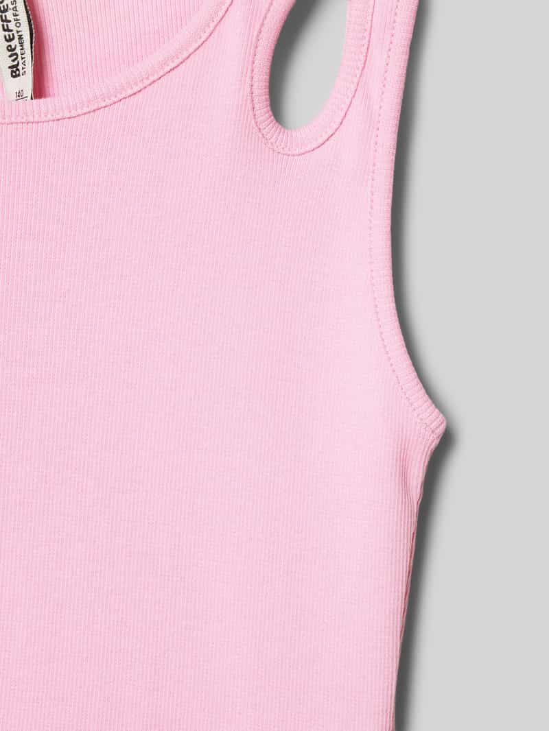 Blue Effect Tanktop met cut-out