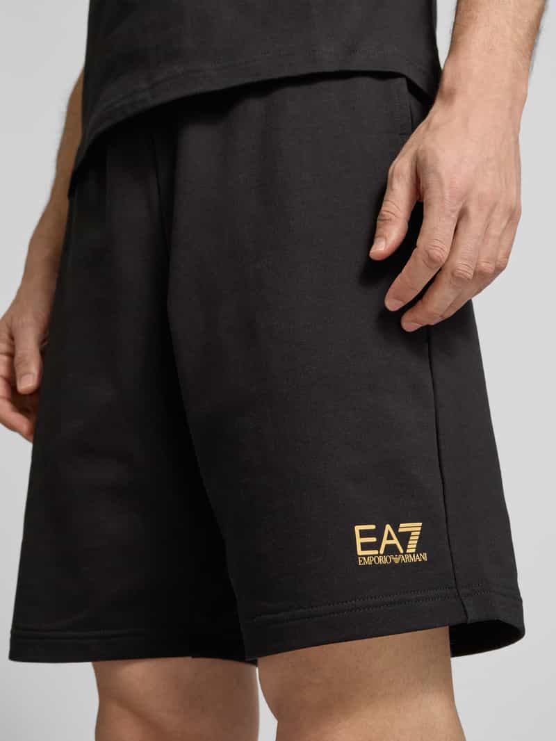 EA7 Emporio Armani Shorts met elastische band
