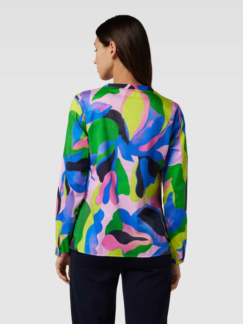 Blouse in all-over design, model 'Vince' Smith and Soul