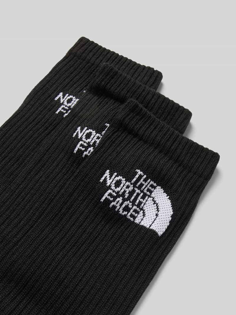 The North Face Sokken met labelprint in een set van 3 paar