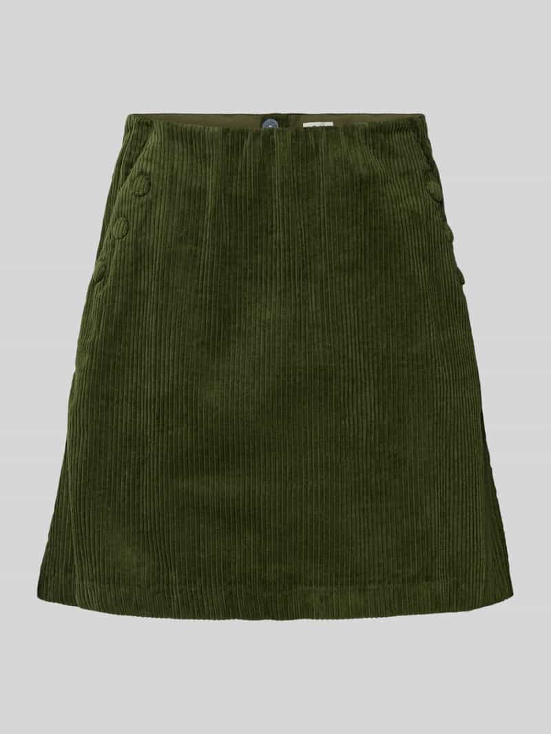 Ichi Regular fit minirok in ribcordlook model 'Focaro'