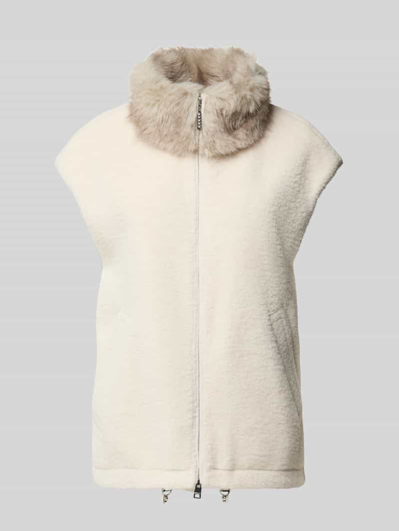 Marc Cain Gilet met imitatiebont