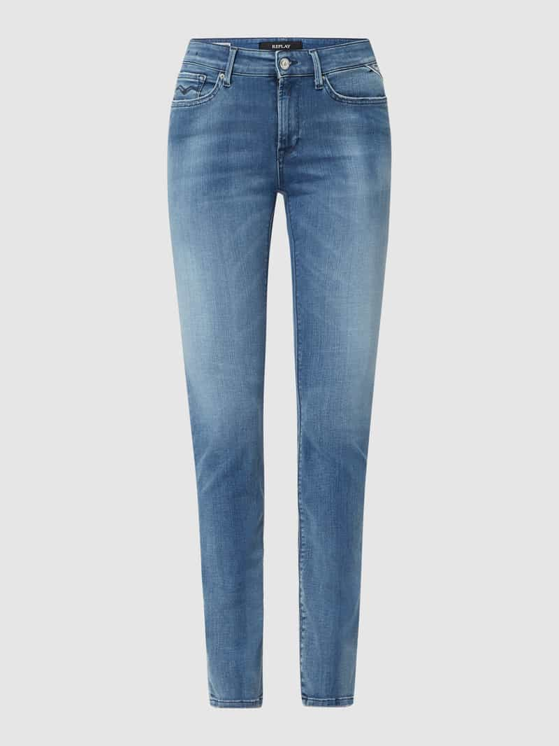 Replay Skinny fit jeans met stretch, model 'Luzien' HYPERFLEX