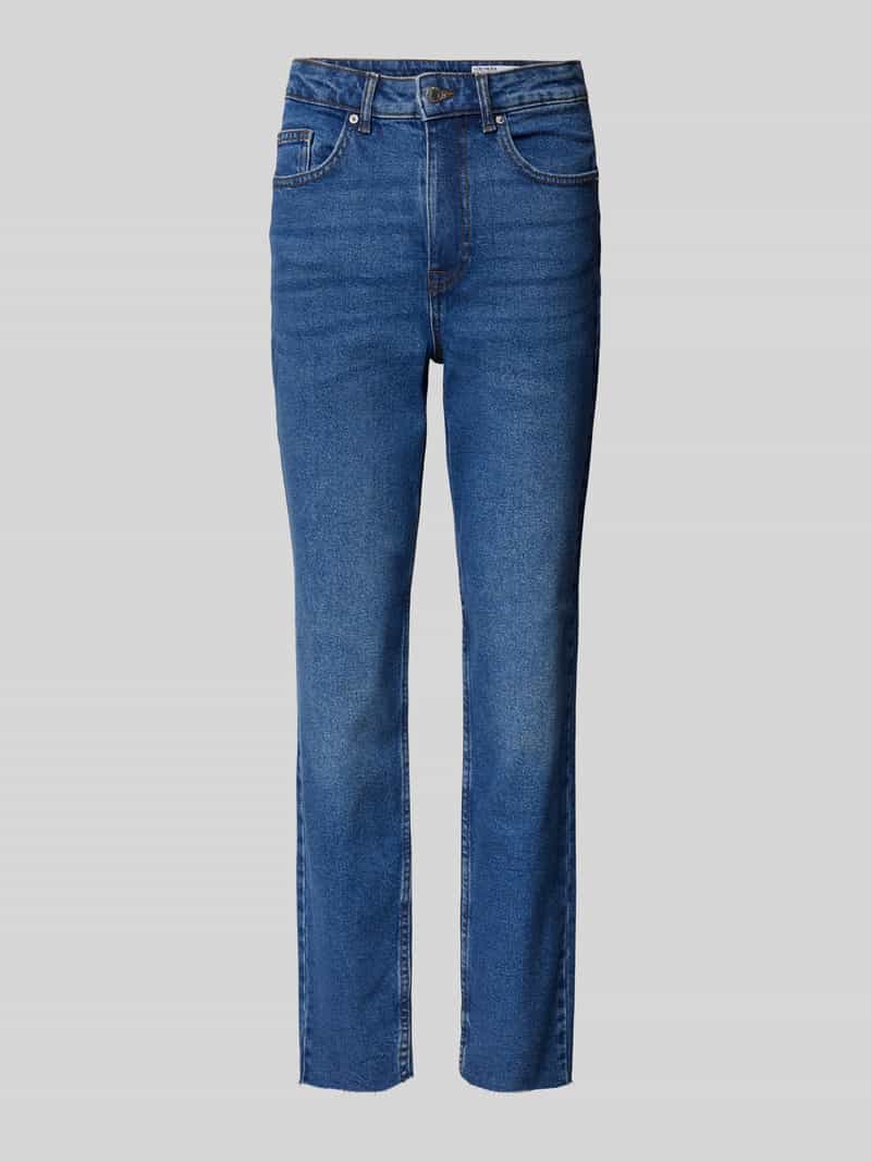 Straight fit jeans met hoge taille, model 'CALIA'