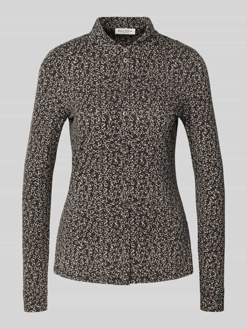Marc O'Polo Regular fit shirt met lange mouwen van viscosemix