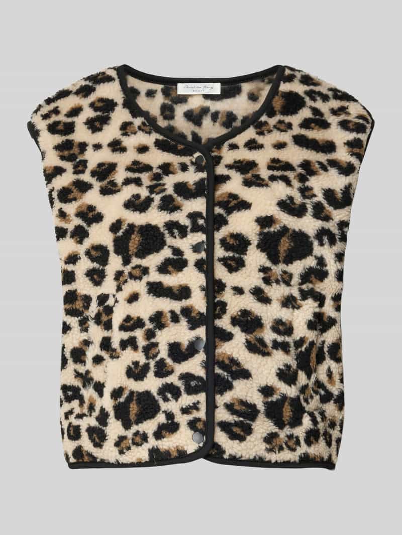 Christian Berg Woman Gilet met drukknoopsluiting