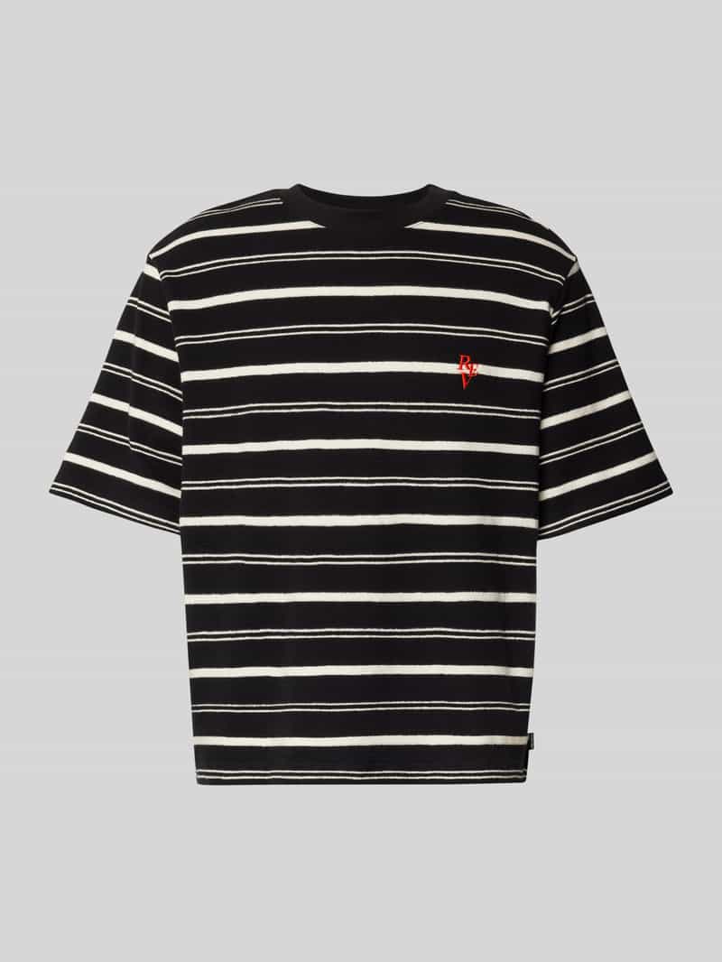REVIEW T-shirt met labelstitching