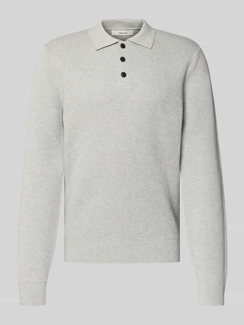 Selected Homme Regular fit gebreide pullover van puur katoen model 'DANE'