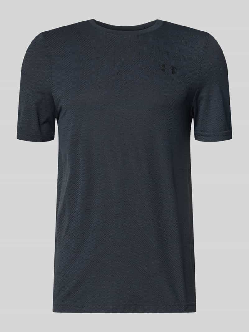 Slim fit T-shirt met logoprint Model 'Vanish'