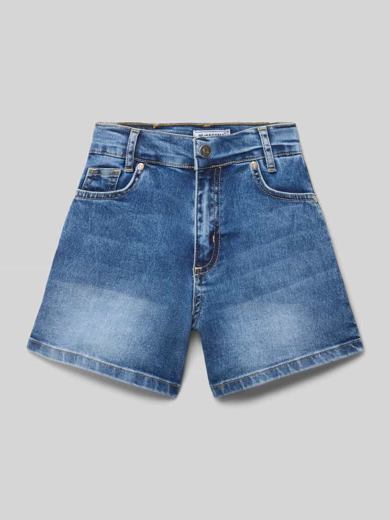 Blue Effect Regular fit korte jeans met labelpatch