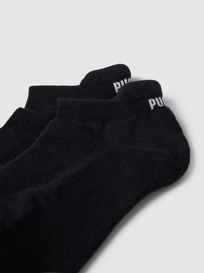 Puma Sneakersokken met labeldetails in een set van 2 paar model 'Cushioned'