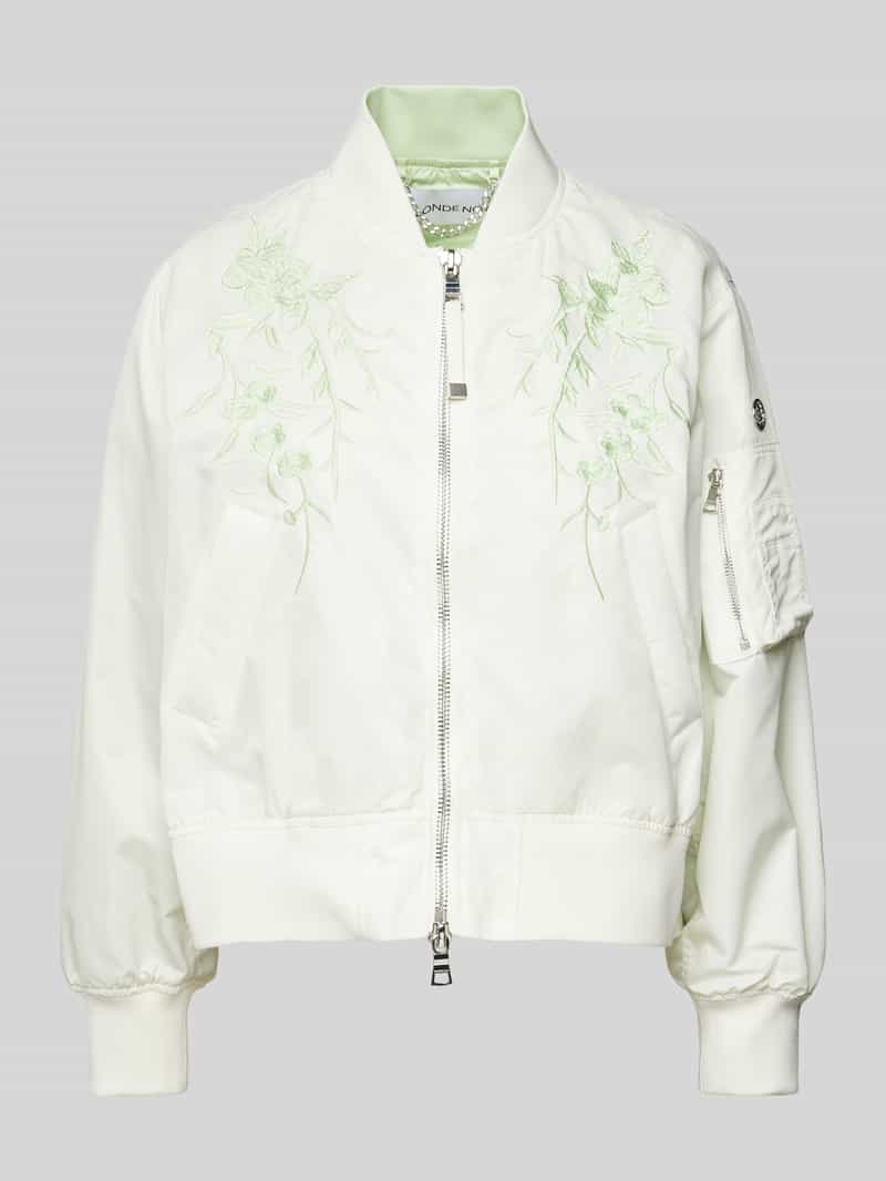Blonde No. 8 Bomberjack met motiefstitching