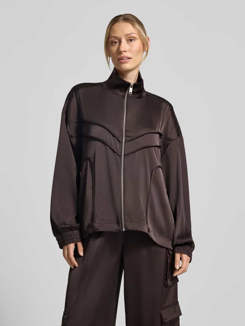 Gestuz relaxed fit jack met opstaande kraag model 'Darzi'