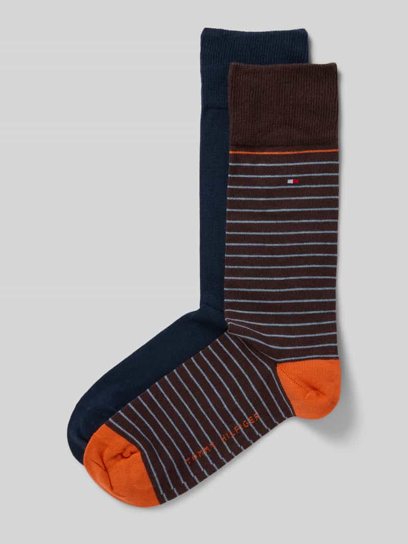 Tommy Hilfiger Sokken van katoenmix in een set van 2 paar