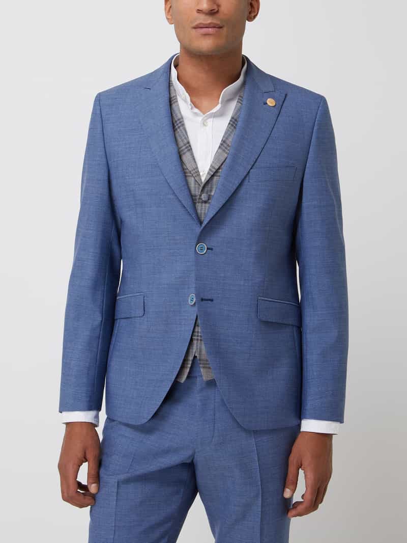 Colbert van wol met  knopen Wilvorst