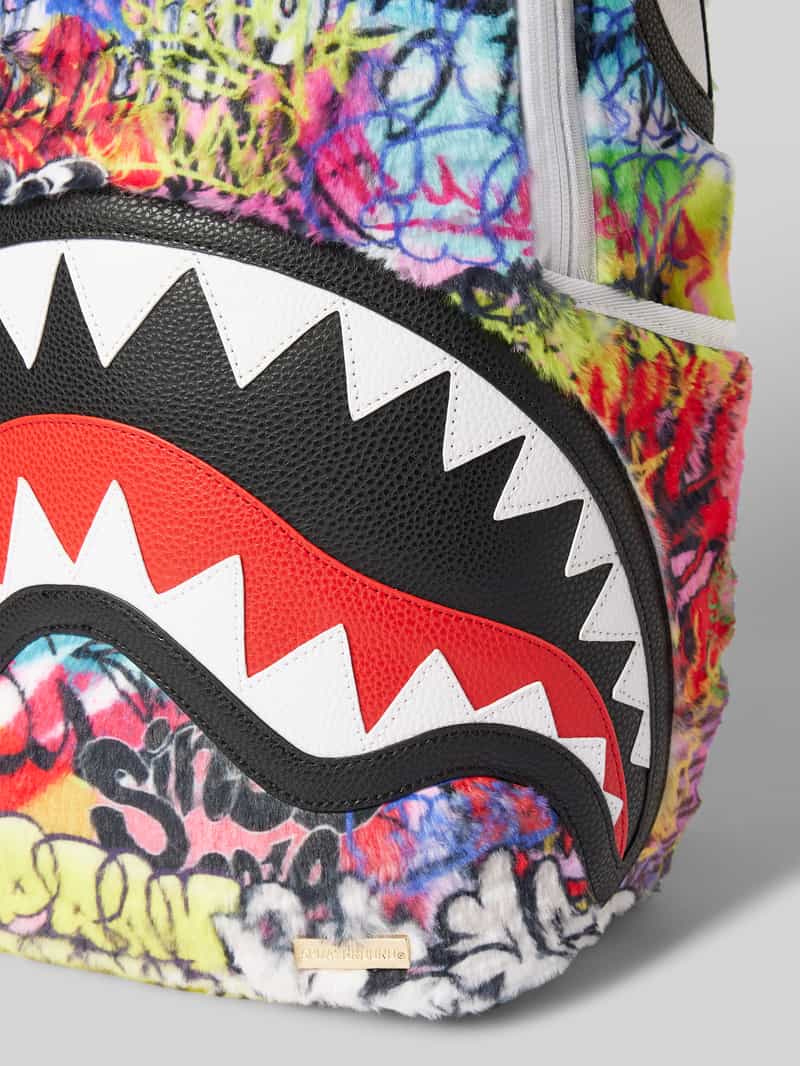Sprayground Rugzak met labelpatch model 'GRAFITTI'