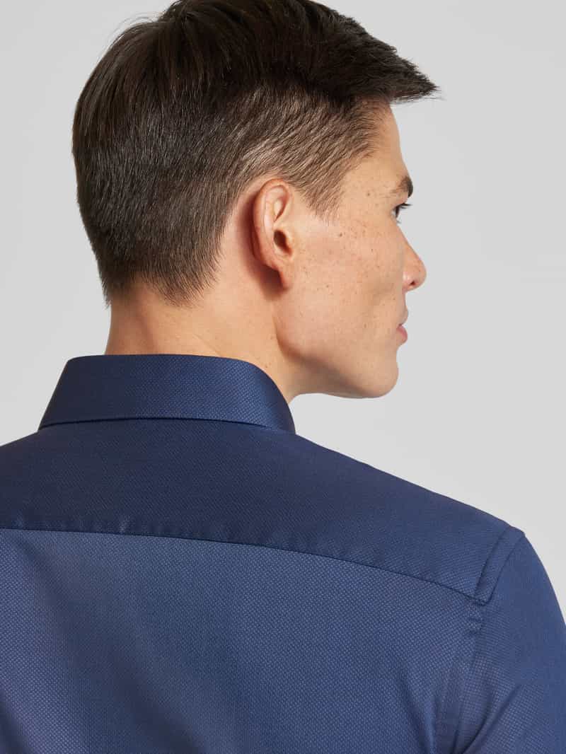 Jake*s Slim fit zakelijk overhemd met kentkraag