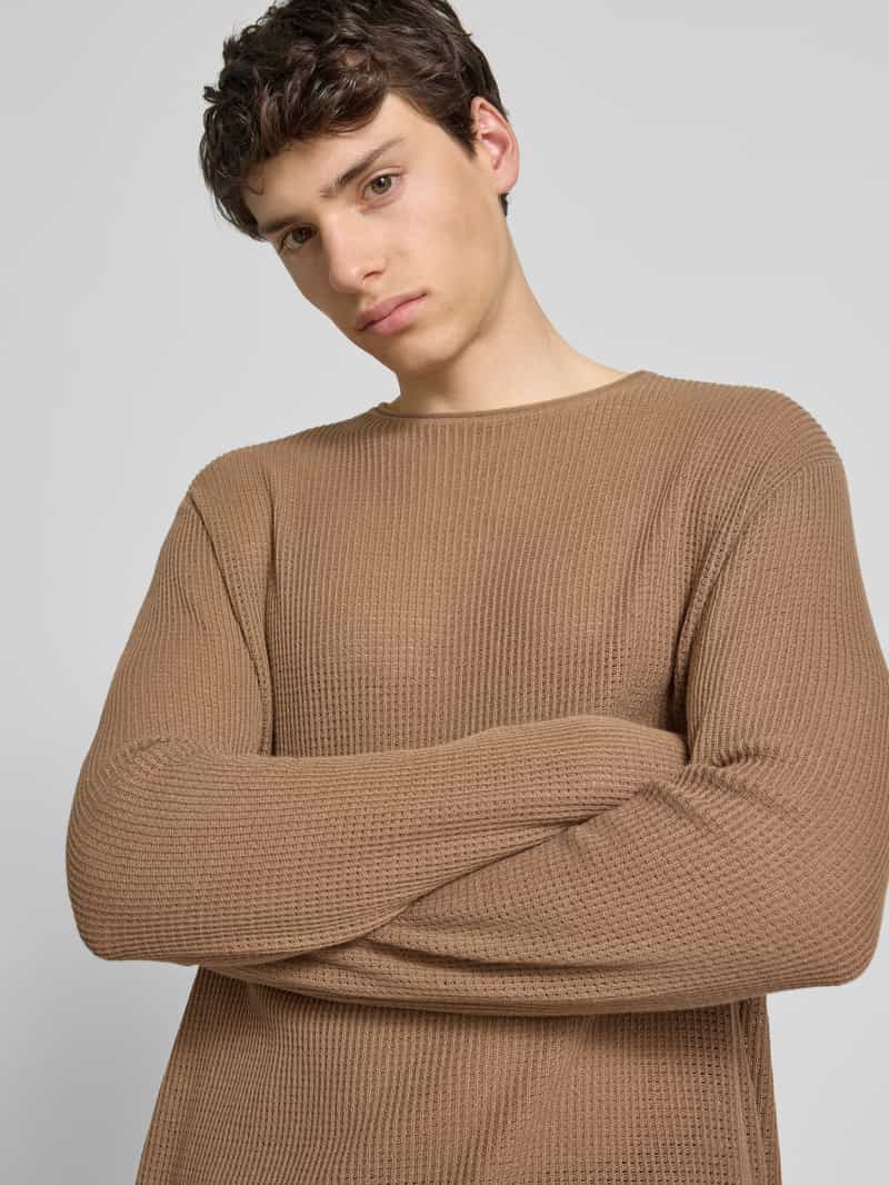 REVIEW Gebreide pullover met ronde hals