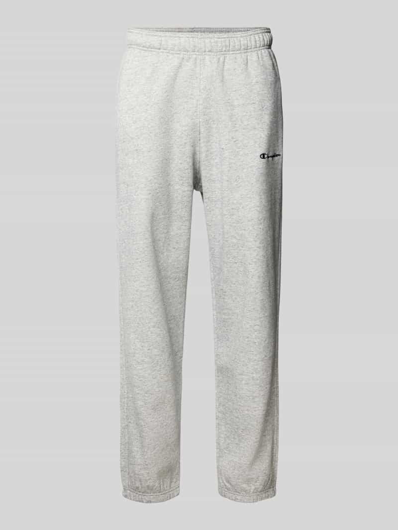 Champion Regular fit sweatpants met labelstitching