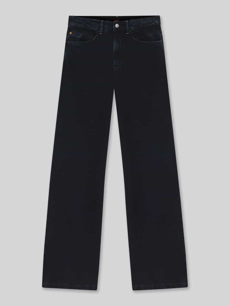 Boss Orange Wide leg jeans van puur katoen model 'MARLENE'