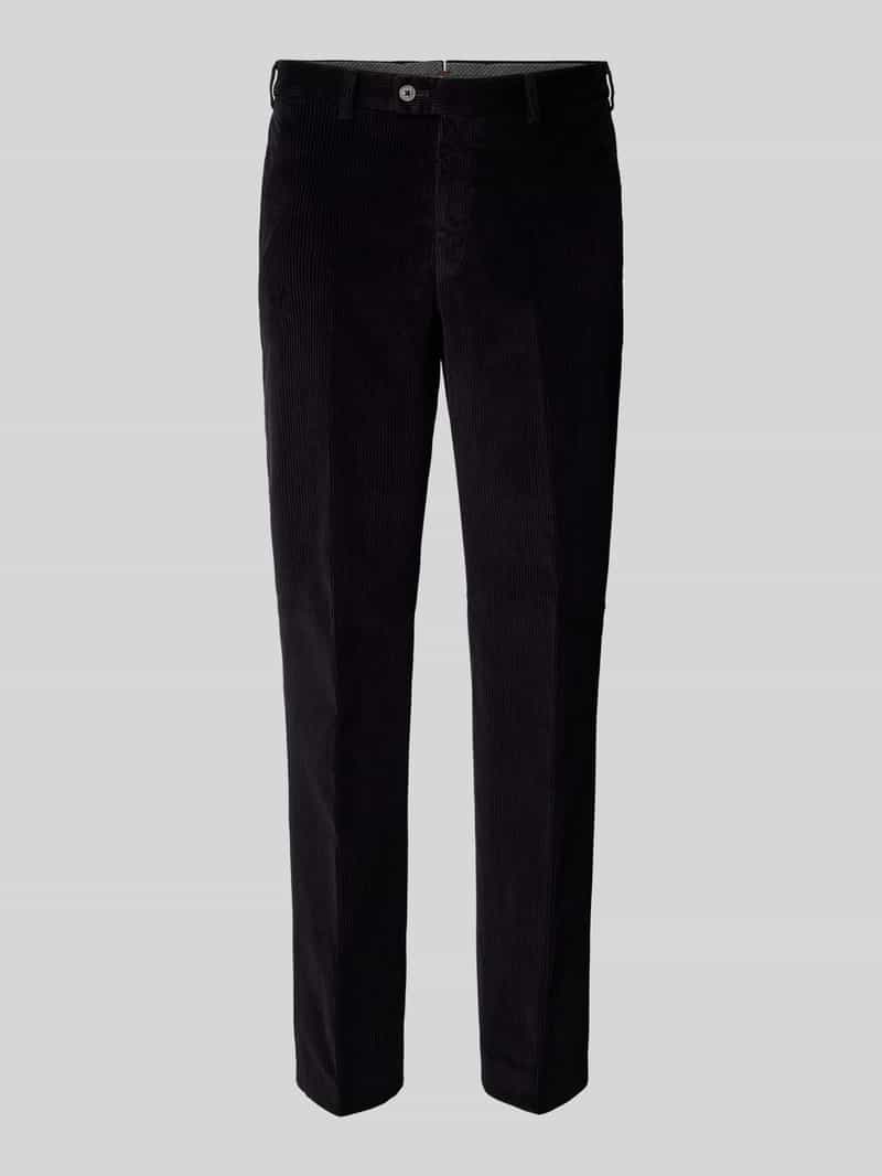 hiltl Regular fit corduroy broek met riemlussen model 'PARMA'